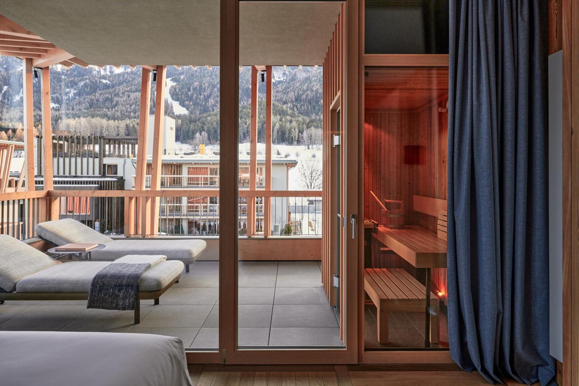 Falkensteiner Hotel Kronplatz - The Leading Hotels Of The World (Adults Only) Riscone Exteriör bild Sauna